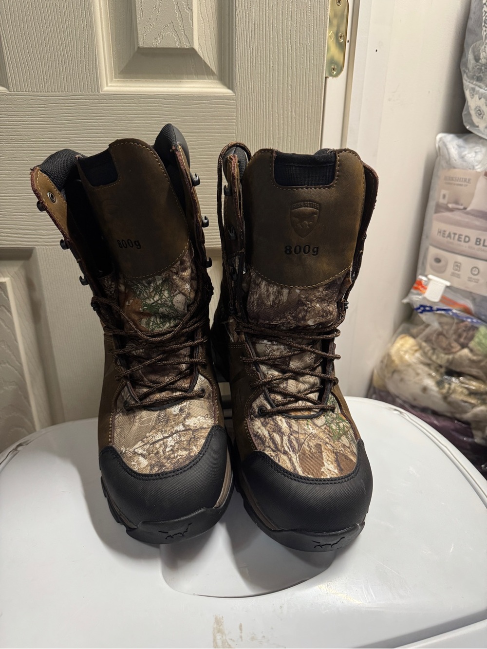 Irish Setter Brown and Black Work Boot Interior- Worn Once!